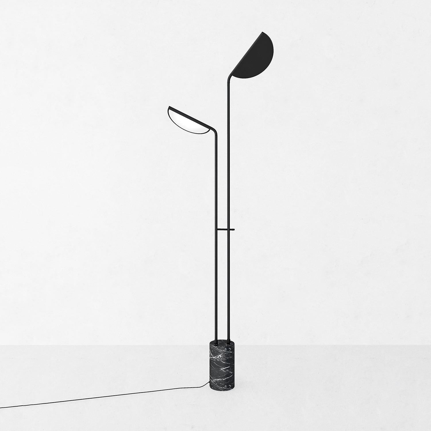 Leafline Marble Floor Lamp
