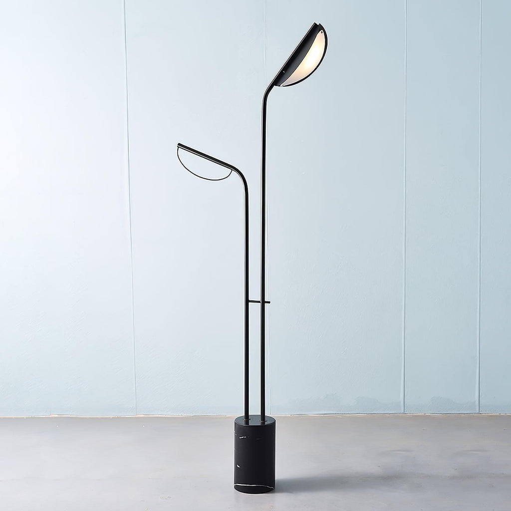 Leafline Marble Floor Lamp