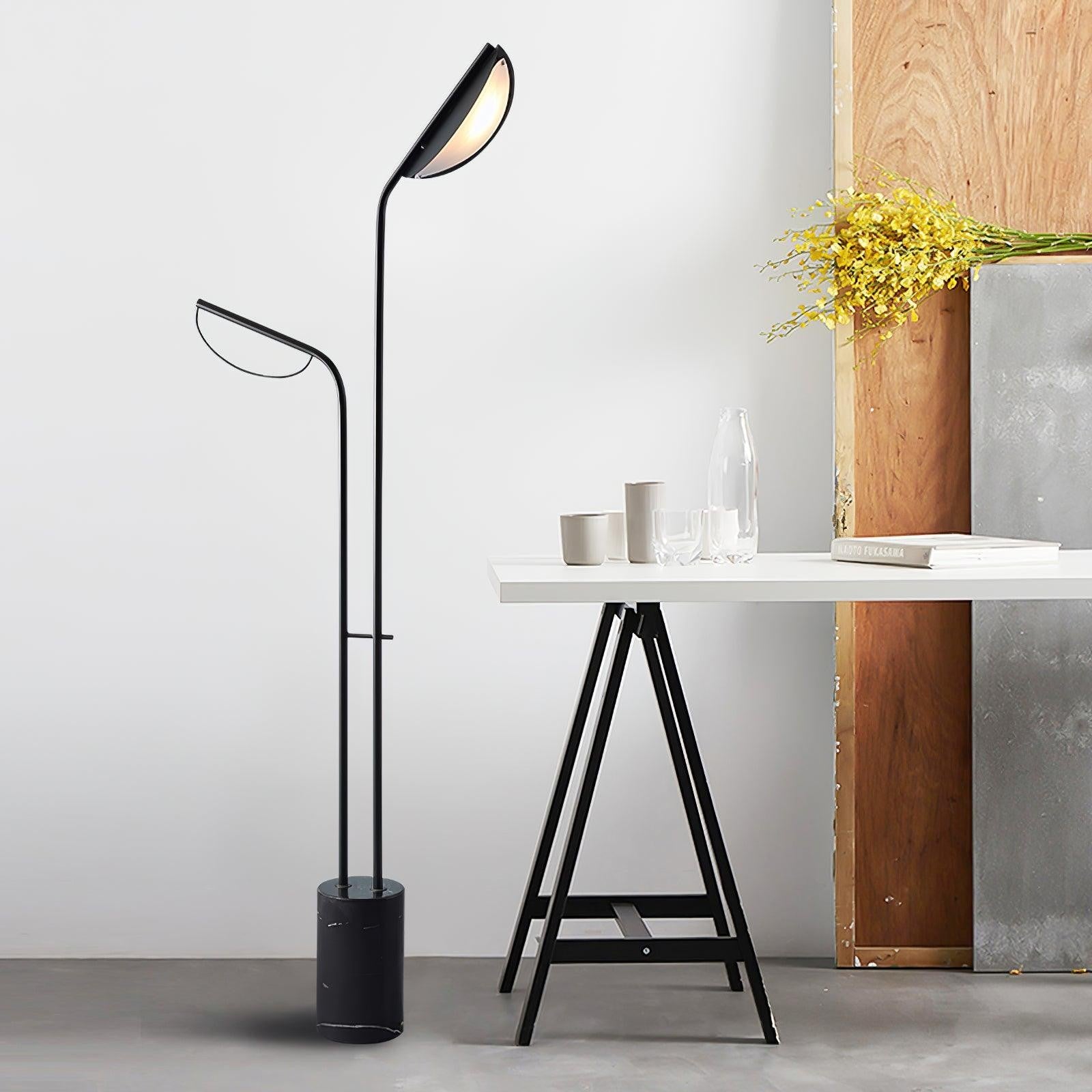 Leafline Marble Floor Lamp