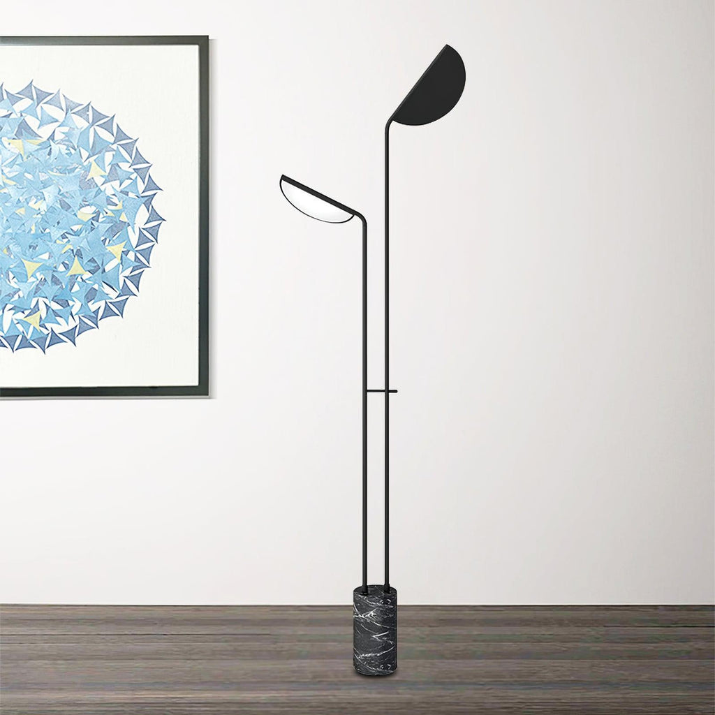 Leafline Marble Floor Lamp