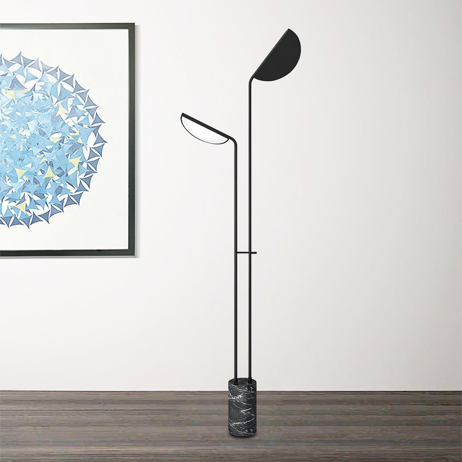 Leafline Marble Floor Lamp