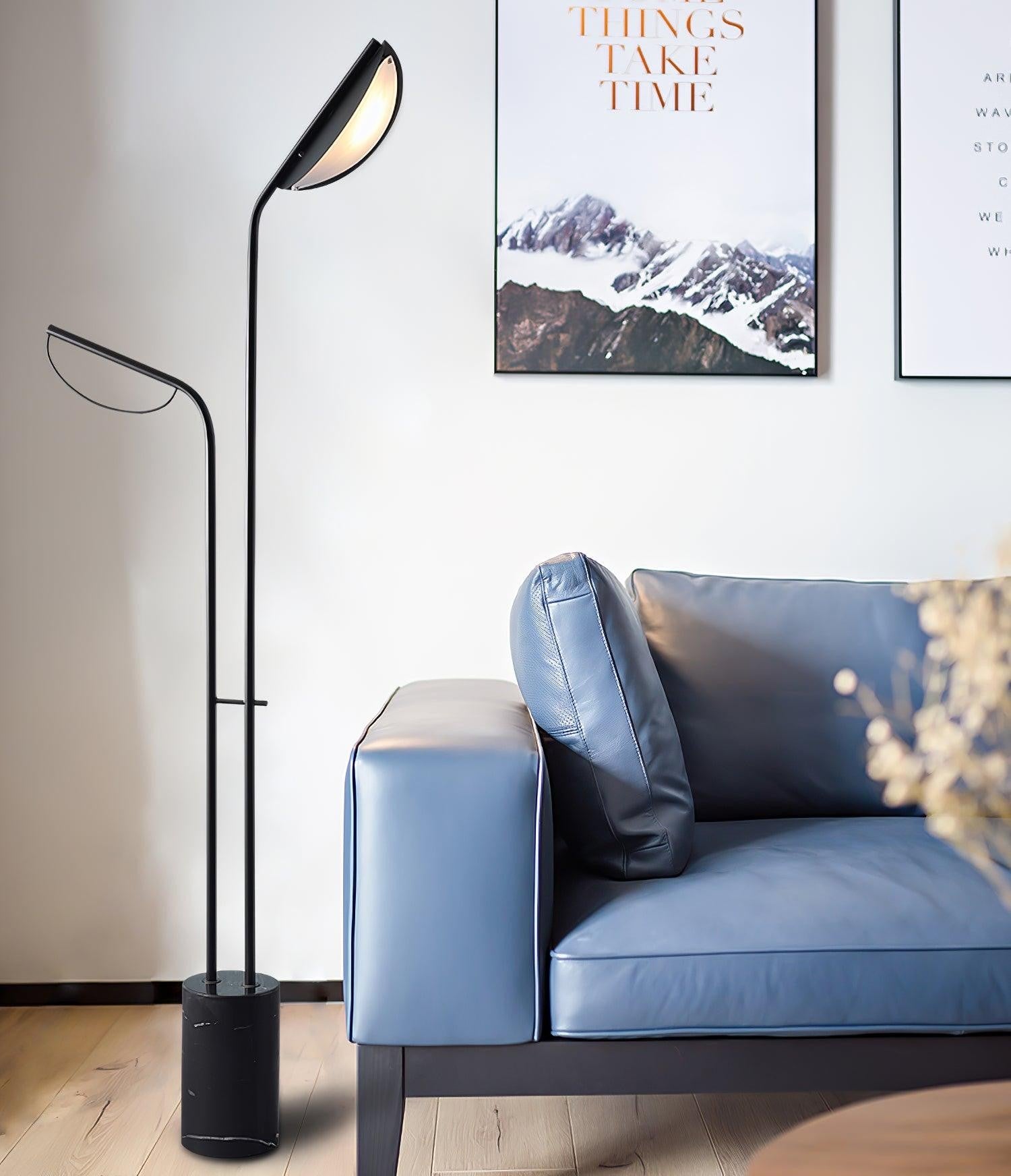 Leafline Marble Floor Lamp