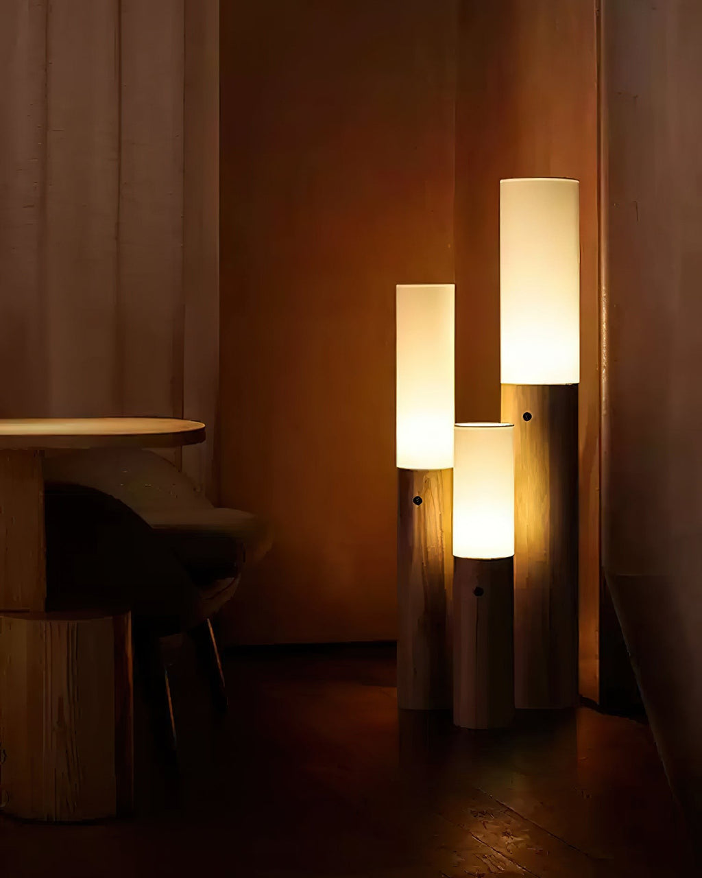 Linea Timber Floor Lamp