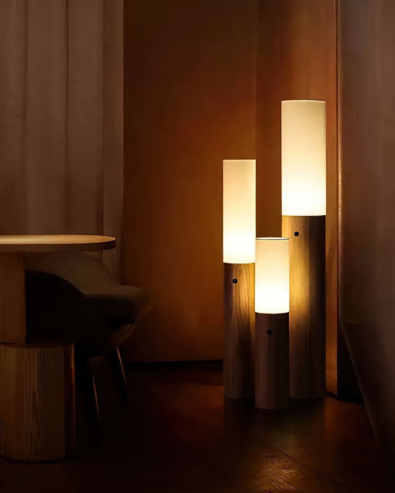 Linea Timber Floor Lamp