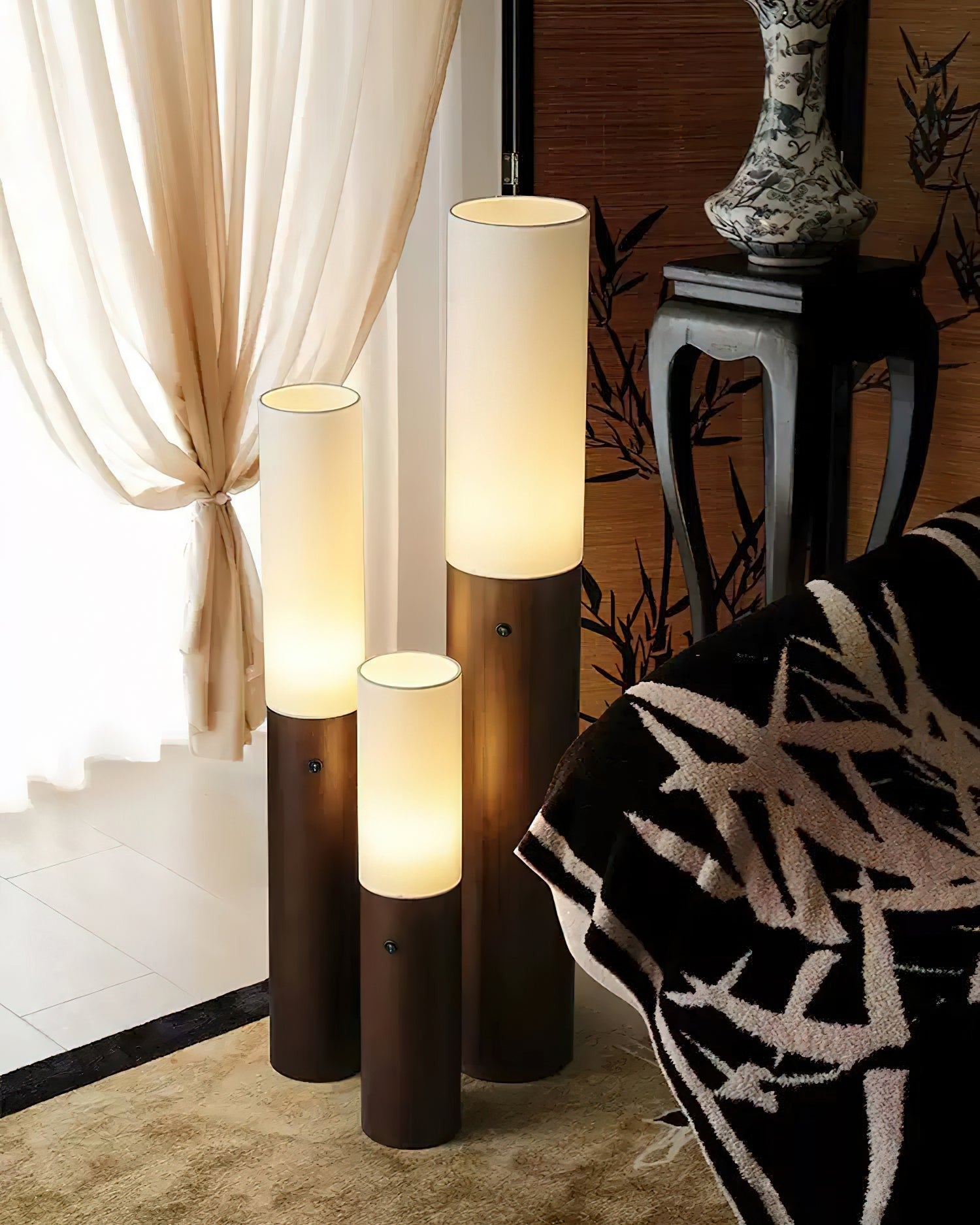Linea Timber Floor Lamp