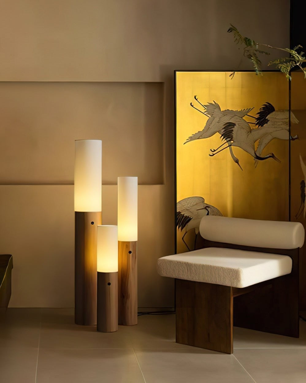 Linea Timber Floor Lamp