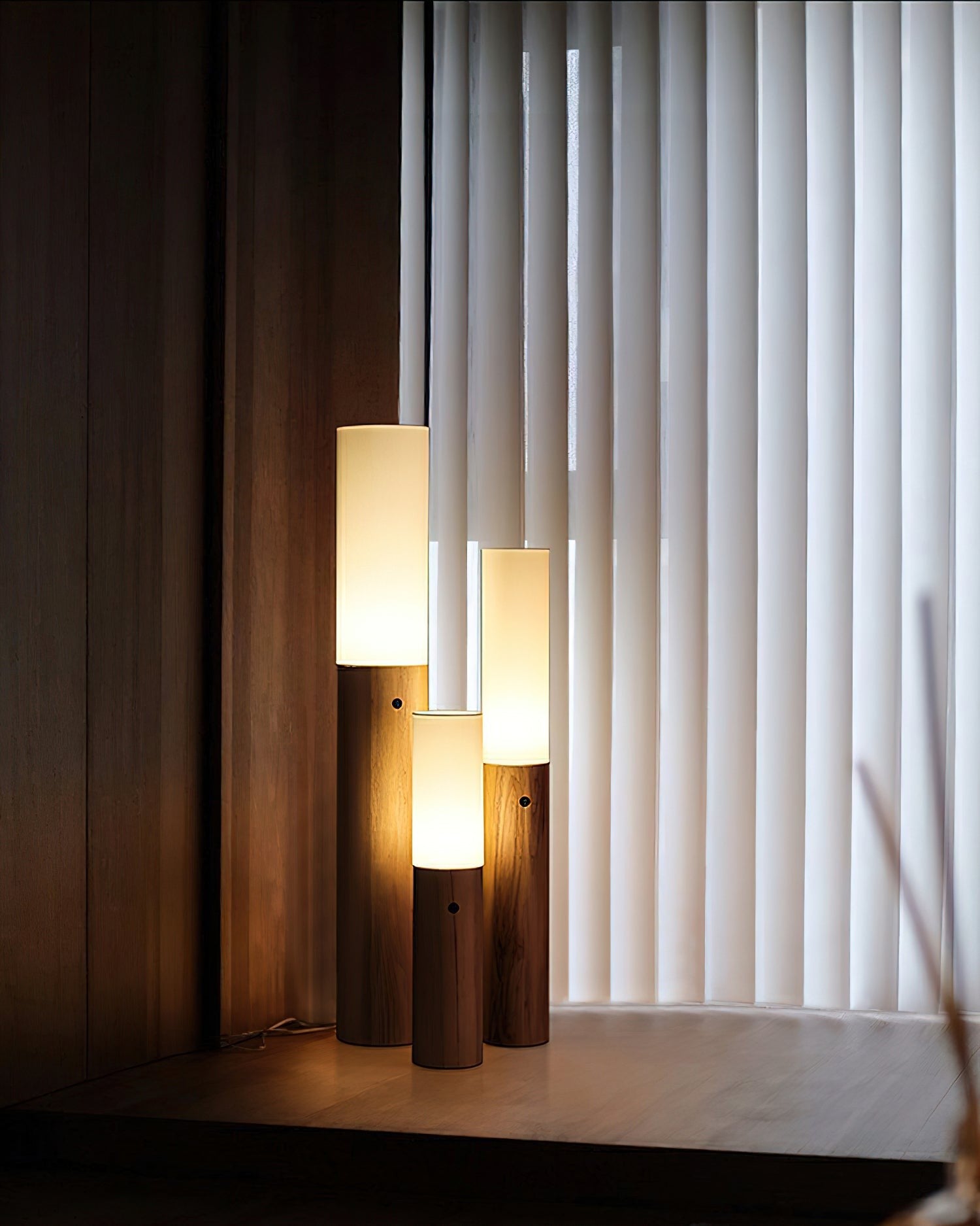 Linea Timber Floor Lamp