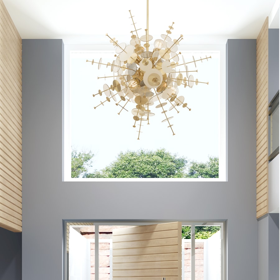 Livex Lighting Circulo 6 Light 30" Wide Sputnik Chandelier