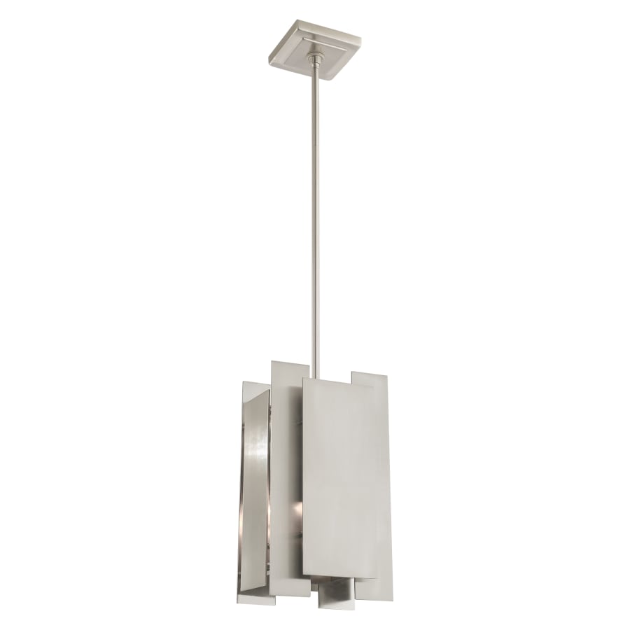 Livex Lighting Varick Single Light 8" Wide Mini Pendant