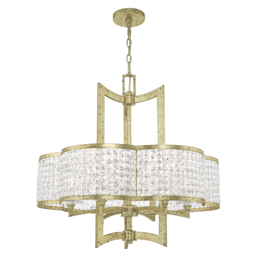 Livex Lighting Grammercy 6 Light 26" Wide Single Chandelier with Clear Crystal Diffusers