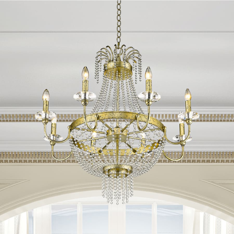 Livex Lighting Valentina 8 Light 1 Tier Chandelier
