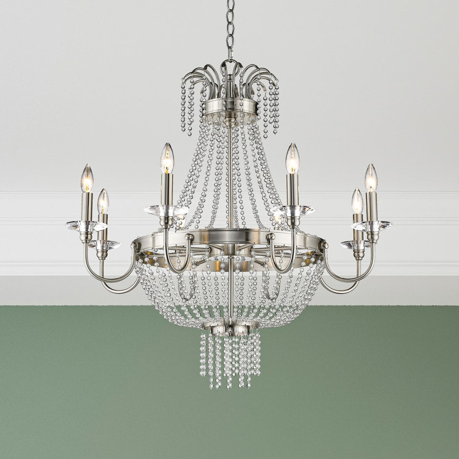 Livex Lighting Valentina 8 Light 1 Tier Chandelier