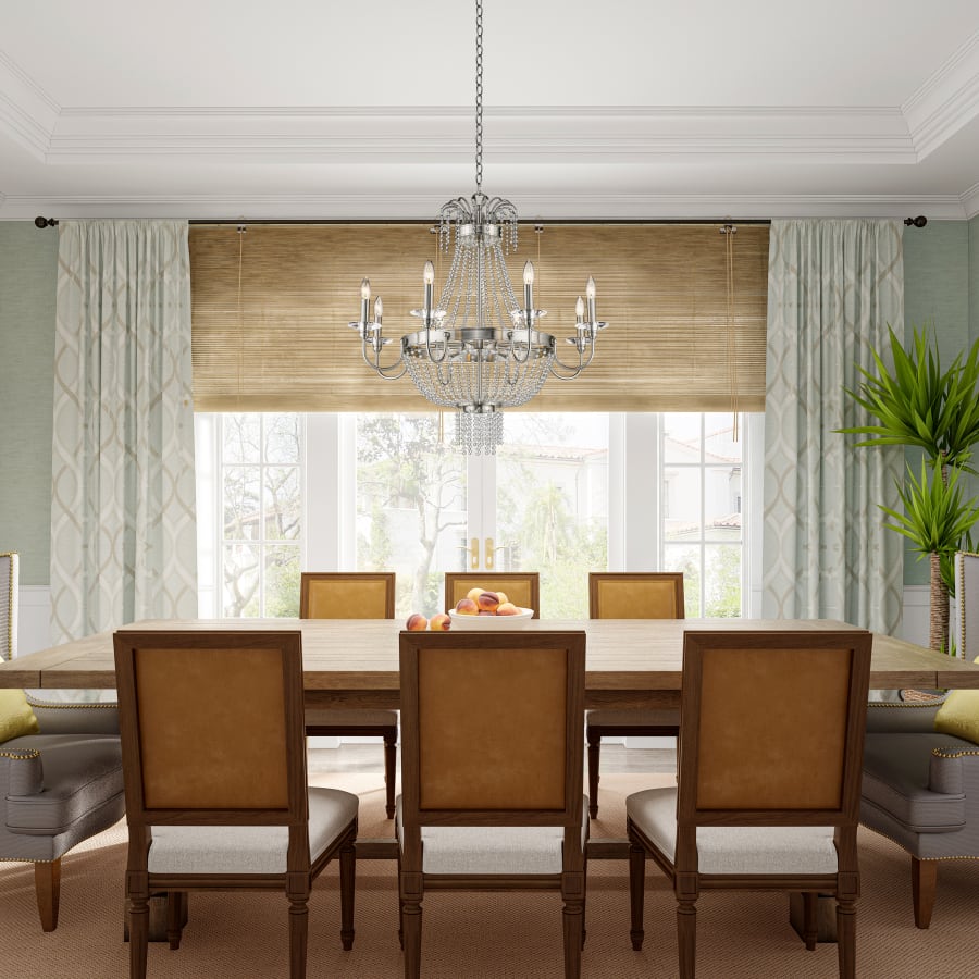 Livex Lighting Valentina 8 Light 1 Tier Chandelier