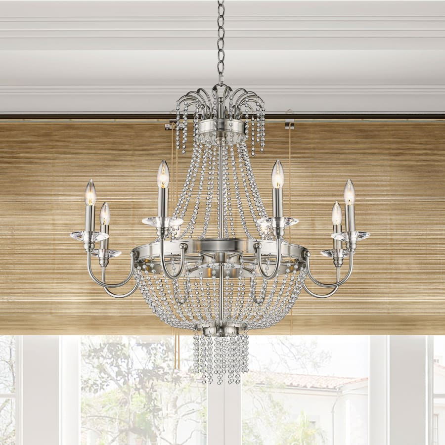 Livex Lighting Valentina 8 Light 1 Tier Chandelier