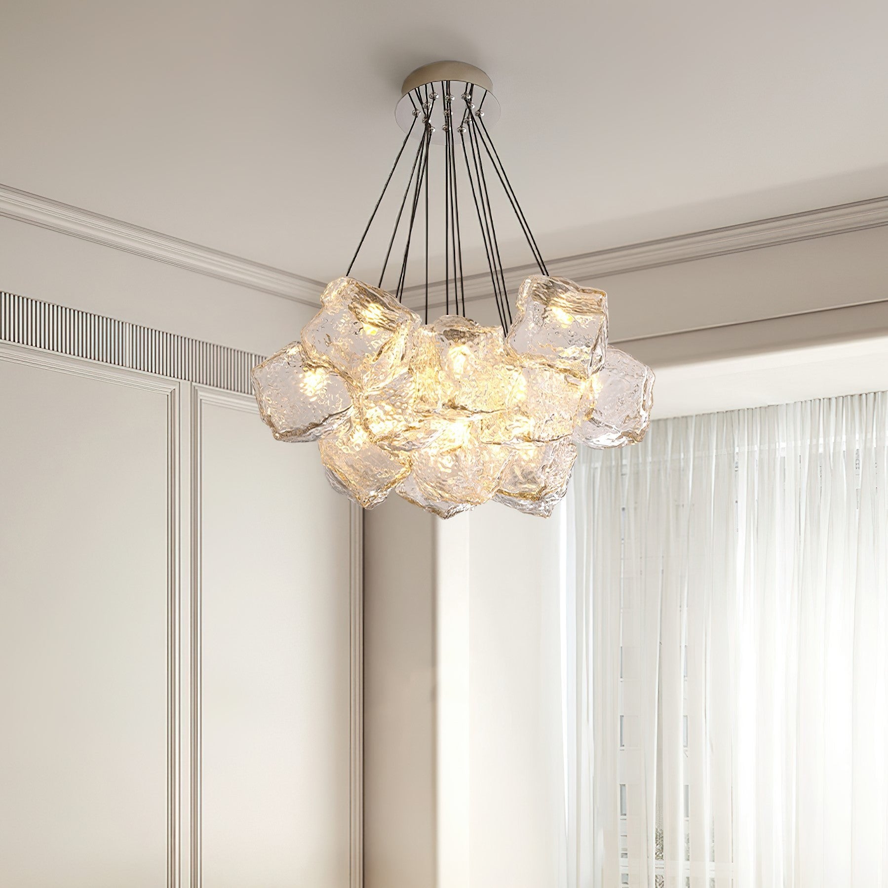 Lumivra Crystal Cluster Chandelier