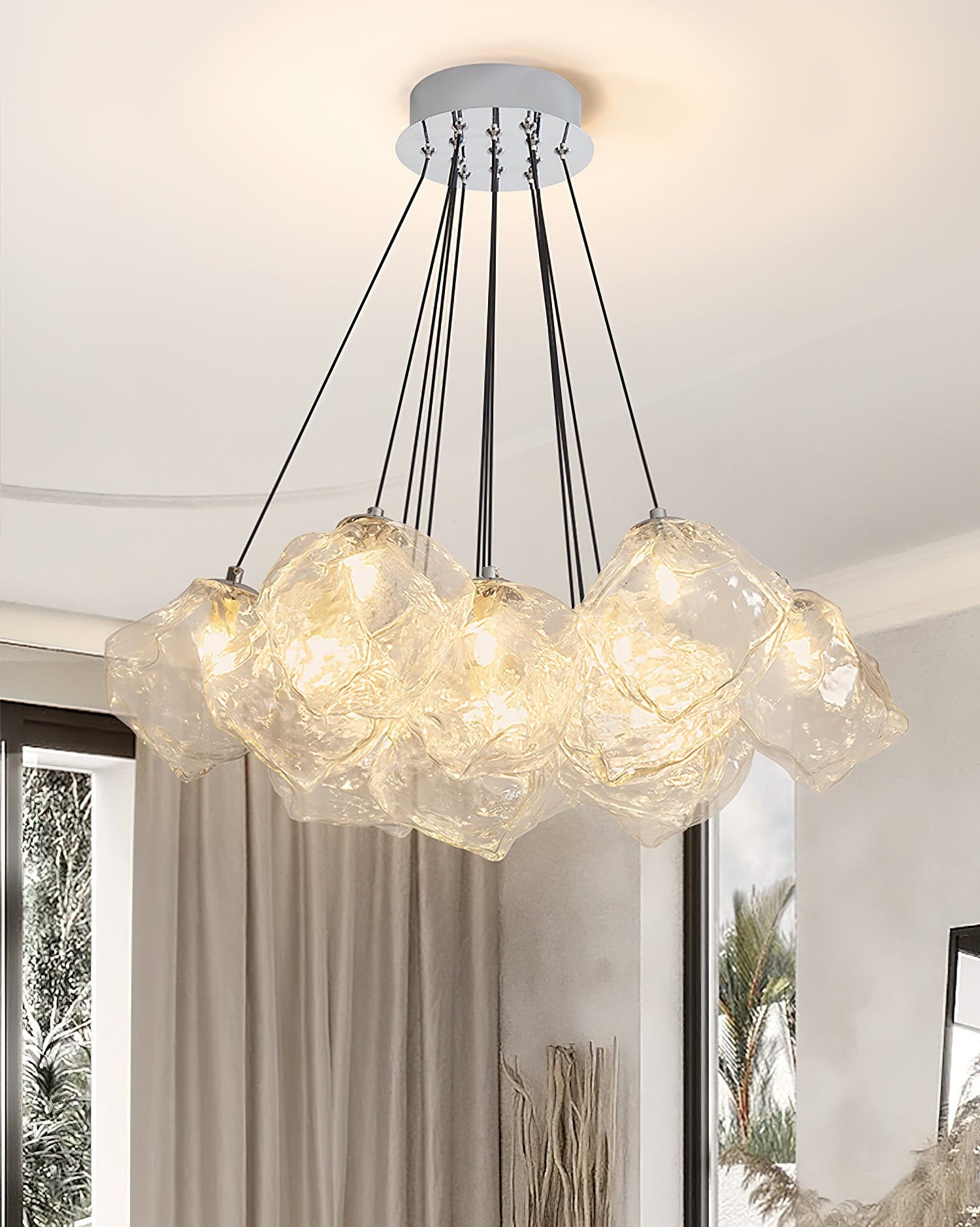 Lumivra Crystal Cluster Chandelier