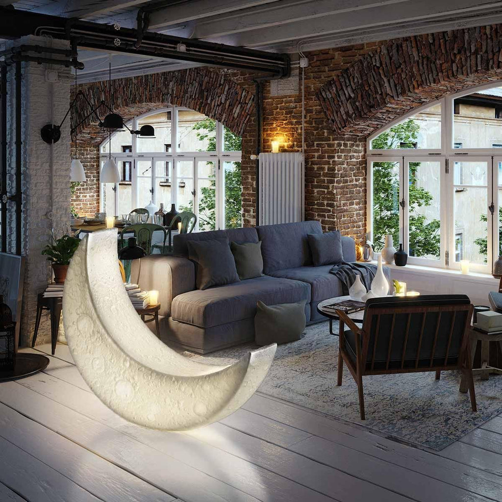 Lunaris Crescent Floor Lamp
