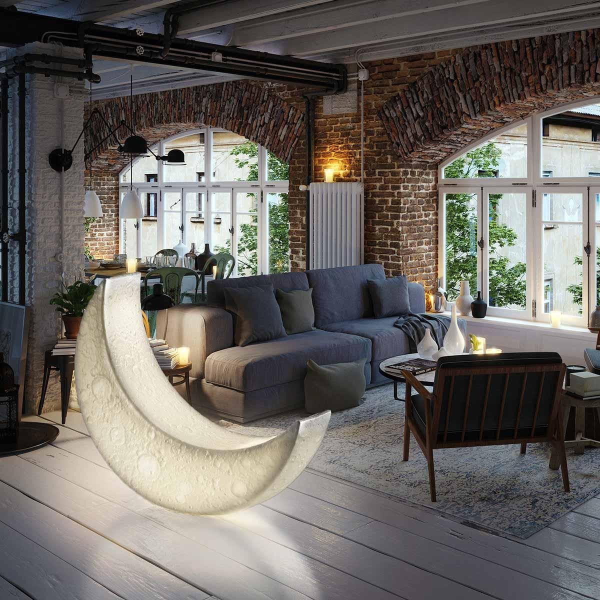 Lunaris Crescent Floor Lamp