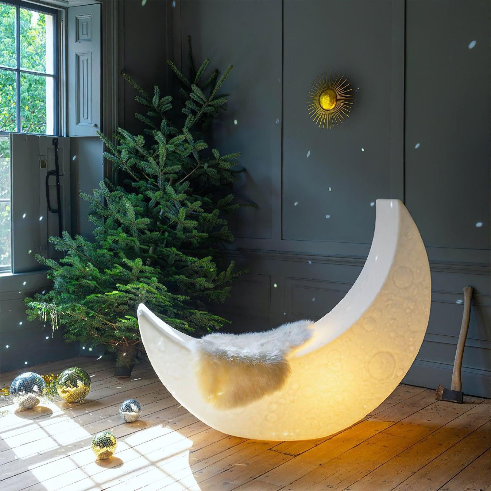 Lunaris Crescent Floor Lamp