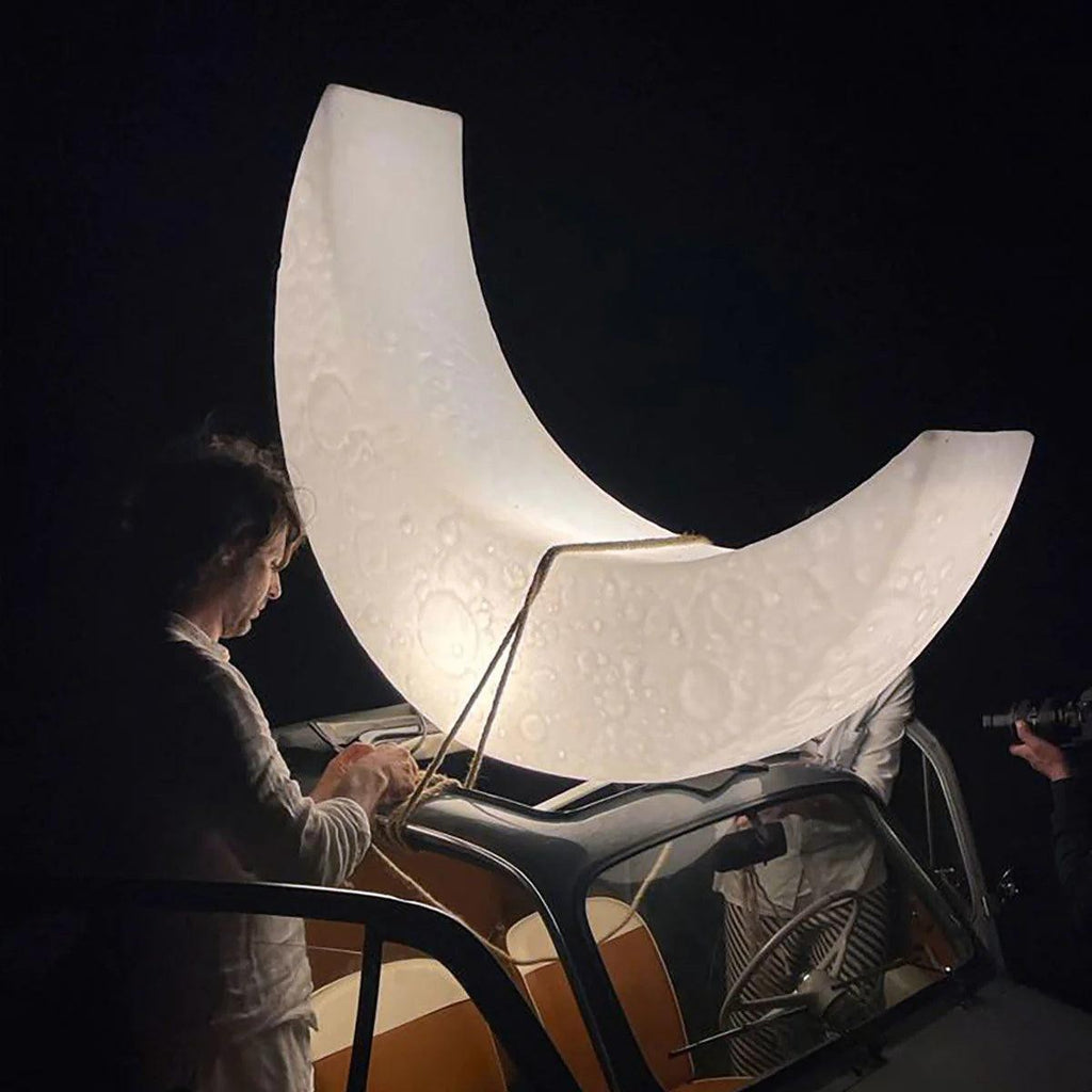 Lunaris Crescent Floor Lamp