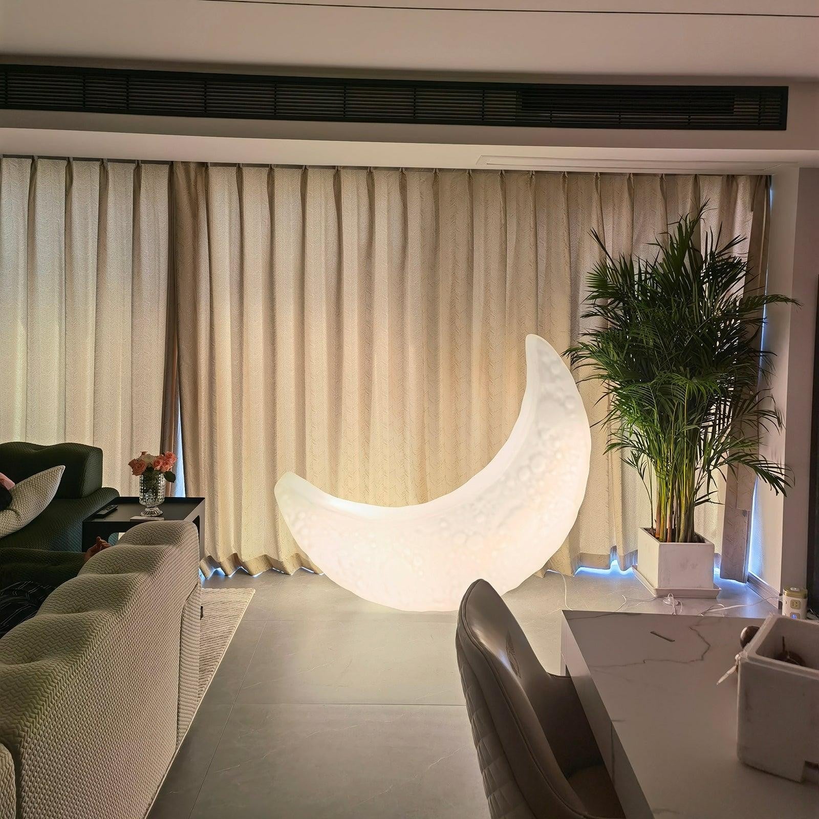 Lunaris Crescent Floor Lamp
