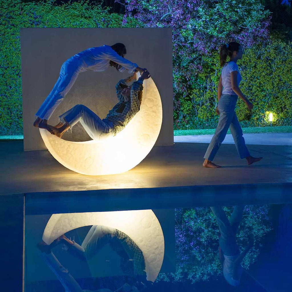 Lunaris Crescent Floor Lamp