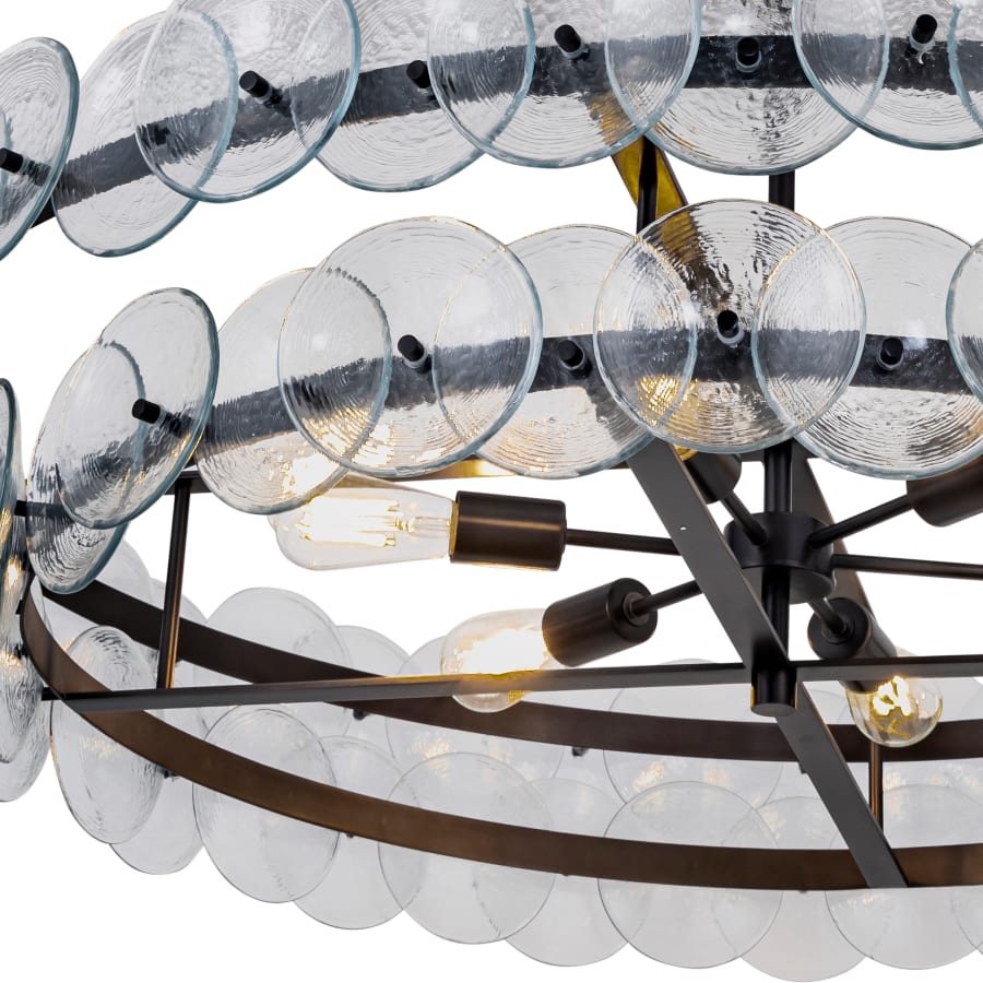 Maxim Loren 6 Light 42" Wide Drum Chandelier