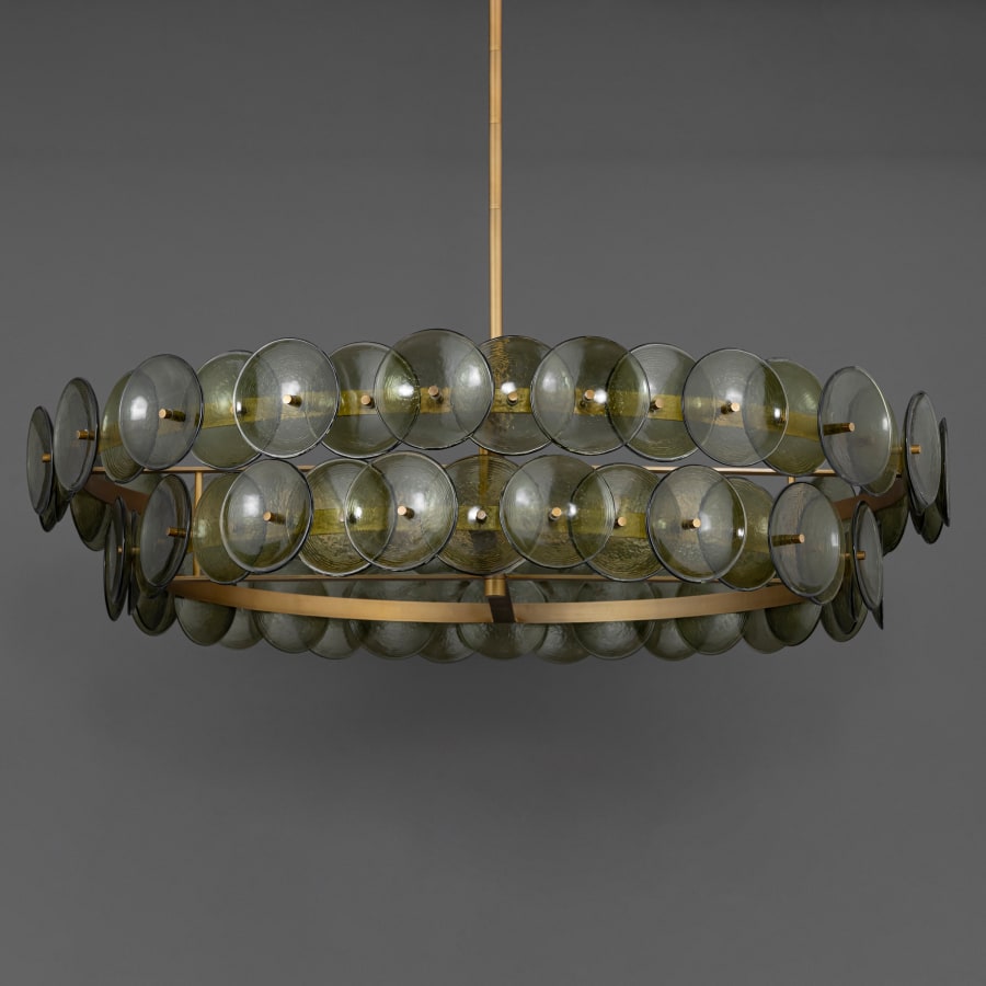 Maxim Loren 6 Light 42" Wide Drum Chandelier