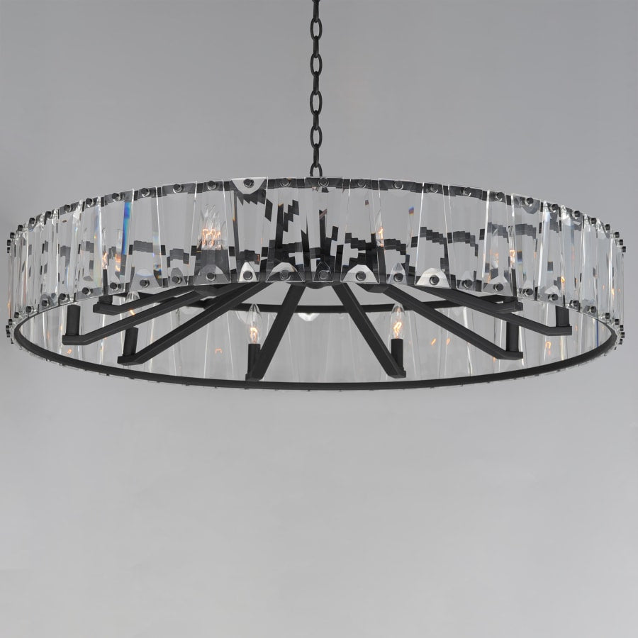 Maxim Odeon 10 Light 40" Wide Crystal Drum Chandelier