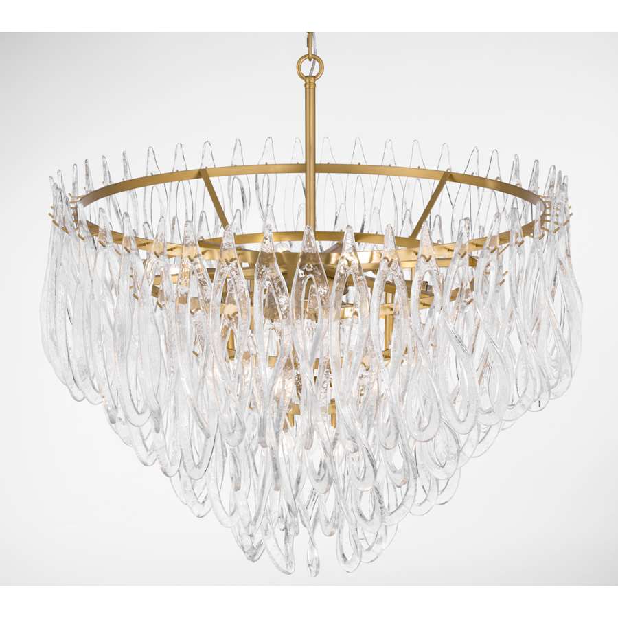 Metropolitan Glassara 15 Light 40" Wide Waterfall Chandelier