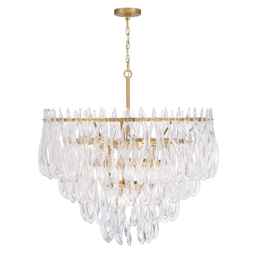 Metropolitan Glassara 15 Light 40" Wide Waterfall Chandelier