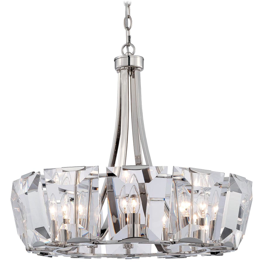 Metropolitan 12 Light 1 Tier Crystal Drum Chandelier from the Castle Aurora Collection