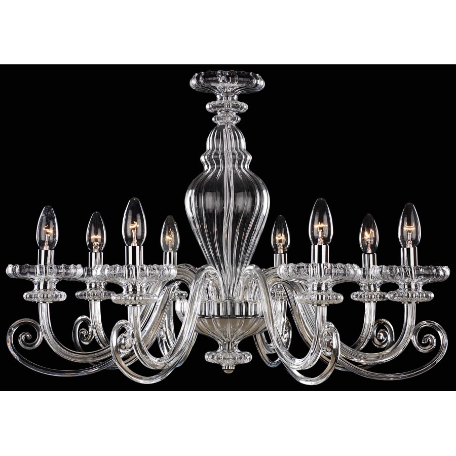 Metropolitan 8 Light 1 Tier Candle Style Chandelier from the Metropolitan Collection