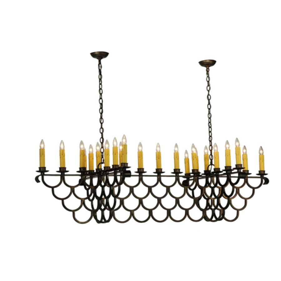 Meyda Tiffany Picadilly 23 Light 32" Wide Taper Candle Style Chandelier