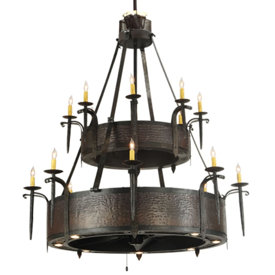 Meyda Tiffany Costello 8 Light 51" Wide Taper Candle Style Chandelier