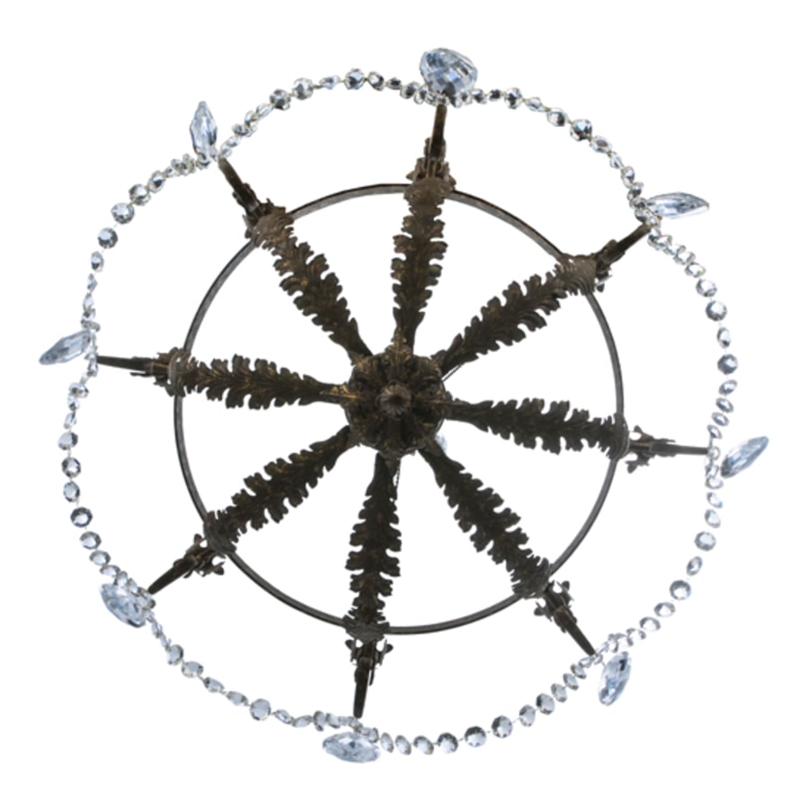 Meyda Tiffany Antonia 8 Light 39" Wide Crystal Candle Style Chandelier