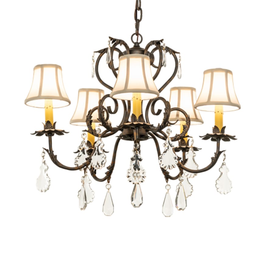 Meyda Tiffany Chantilly 5 Light 24" Wide Crystal Chandelier