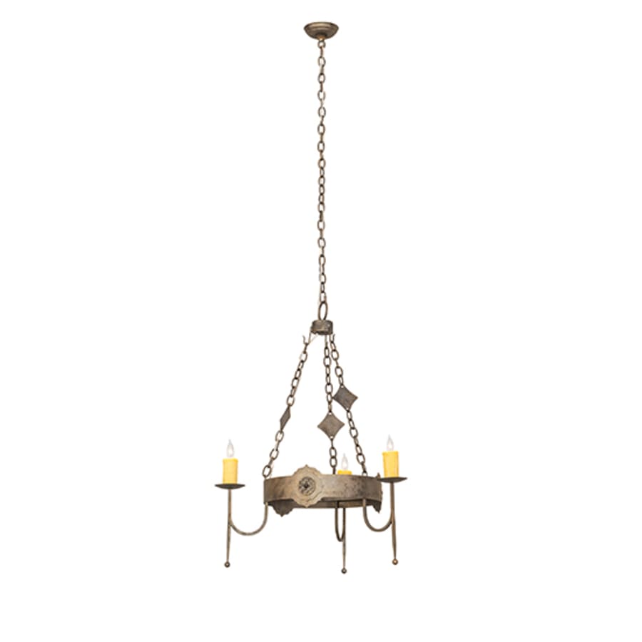 Meyda Tiffany San Marino 3 Light 30" Wide Taper Candle Style Chandelier
