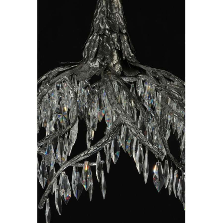 Meyda Tiffany Winter at Stillwater 28" Wide LED Crystal Waterfall Chandelier
