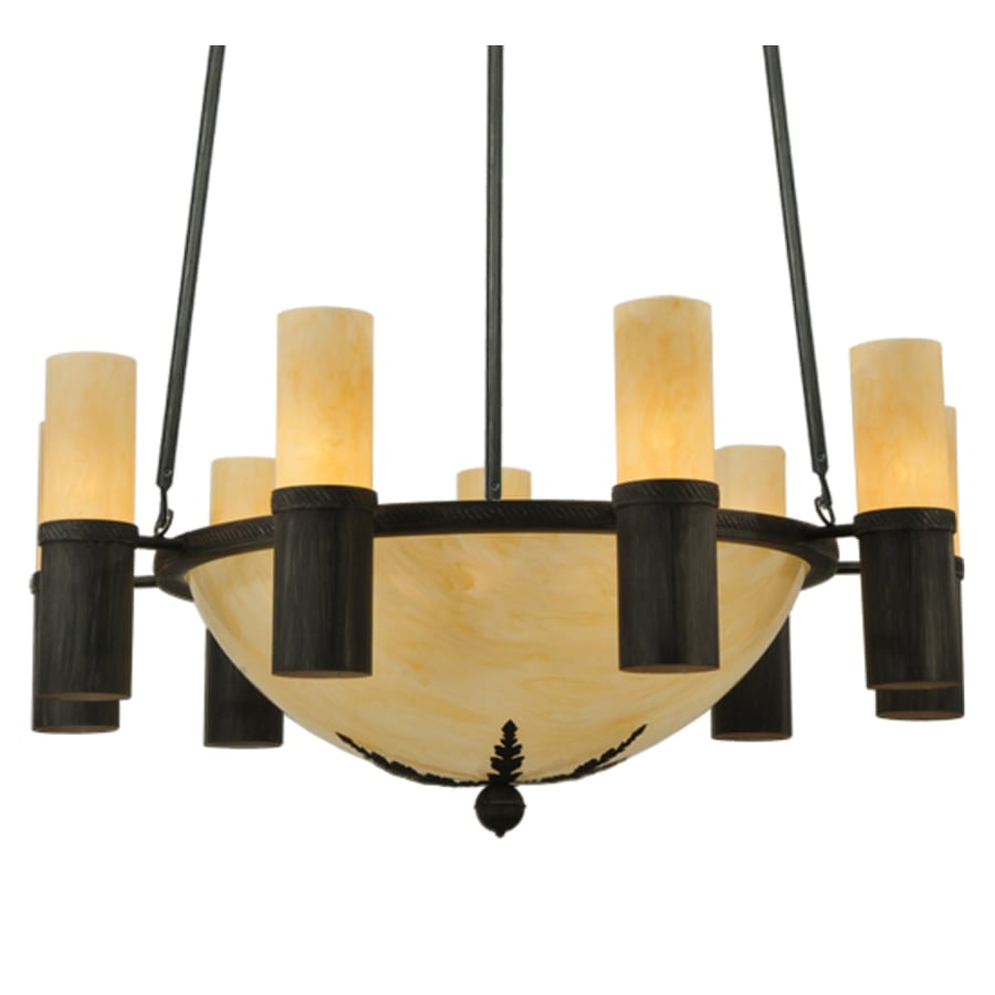 Meyda Tiffany Bella Sala 17 Light 61" Wide Pillar Candle Style Chandelier