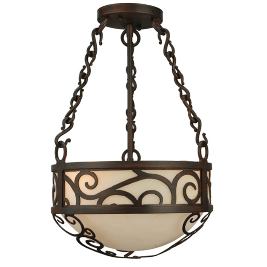Meyda Tiffany Lilliana 3 Light 12" Wide Pendant
