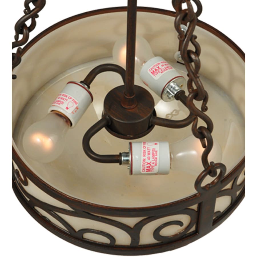 Meyda Tiffany Lilliana 3 Light 12" Wide Pendant