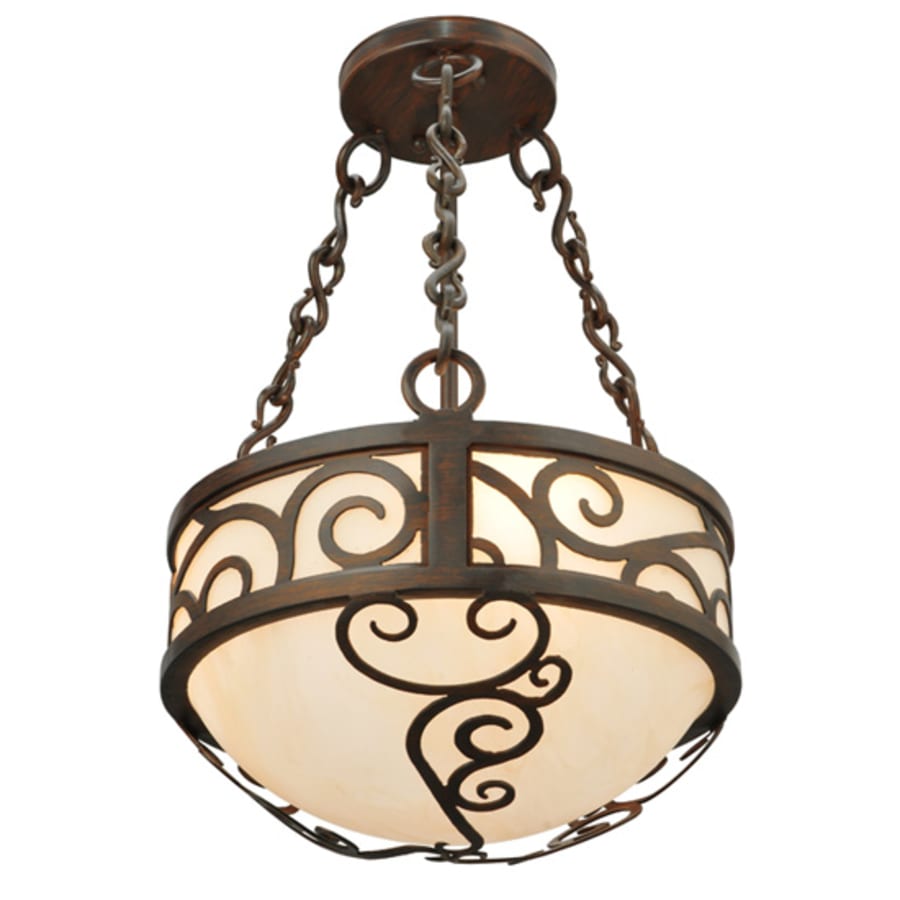 Meyda Tiffany Lilliana 3 Light 12" Wide Pendant