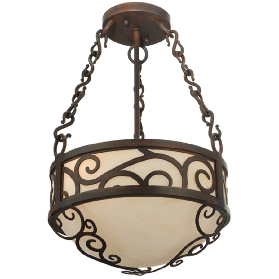 Meyda Tiffany Lilliana 3 Light 12" Wide Pendant
