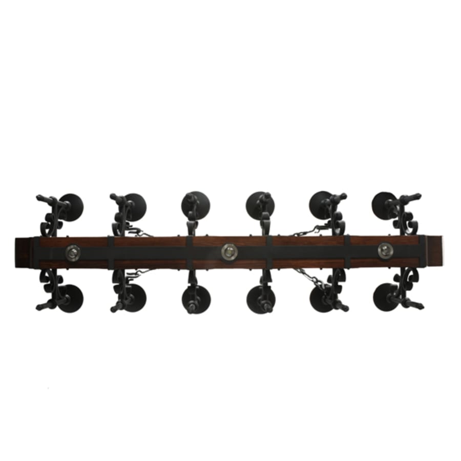 Meyda Tiffany Tudor 15 Light 60" Wide Wrought Iron Candle Style Chandelier