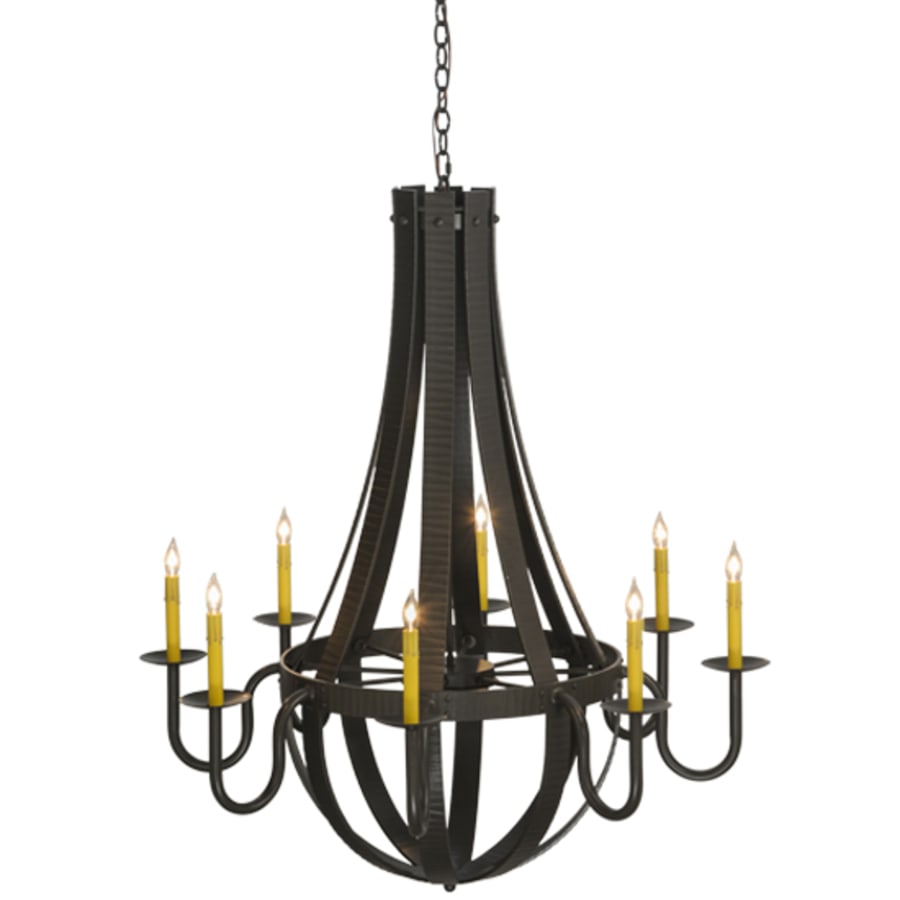 Meyda Tiffany Barrel Stave Metallo 8 Light 42" Wide Taper Candle Style Chandelier