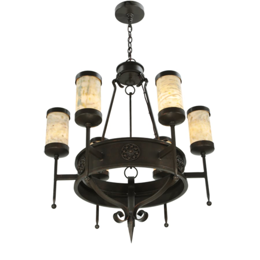 Meyda Tiffany Lorenzo 6 Light 30" Wide Chandelier