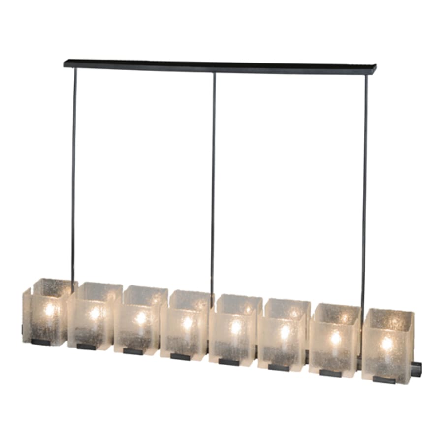Meyda Tiffany Ice Cube 8 Light 78" Wide Linear Chandelier
