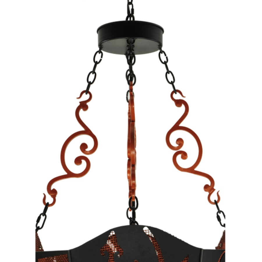 Meyda Tiffany Panier Wasre 4 Light 26" Wide Taper Candle Pendant