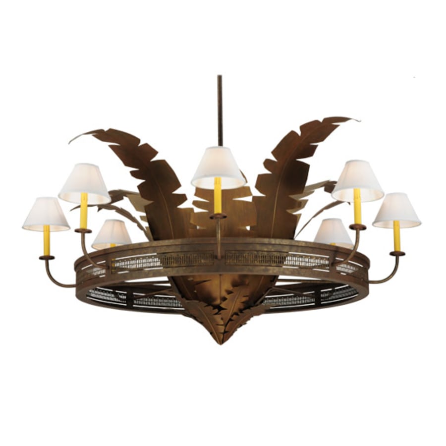 Meyda Tiffany Banana Bamboo 6 Light 59" Wide Chandelier